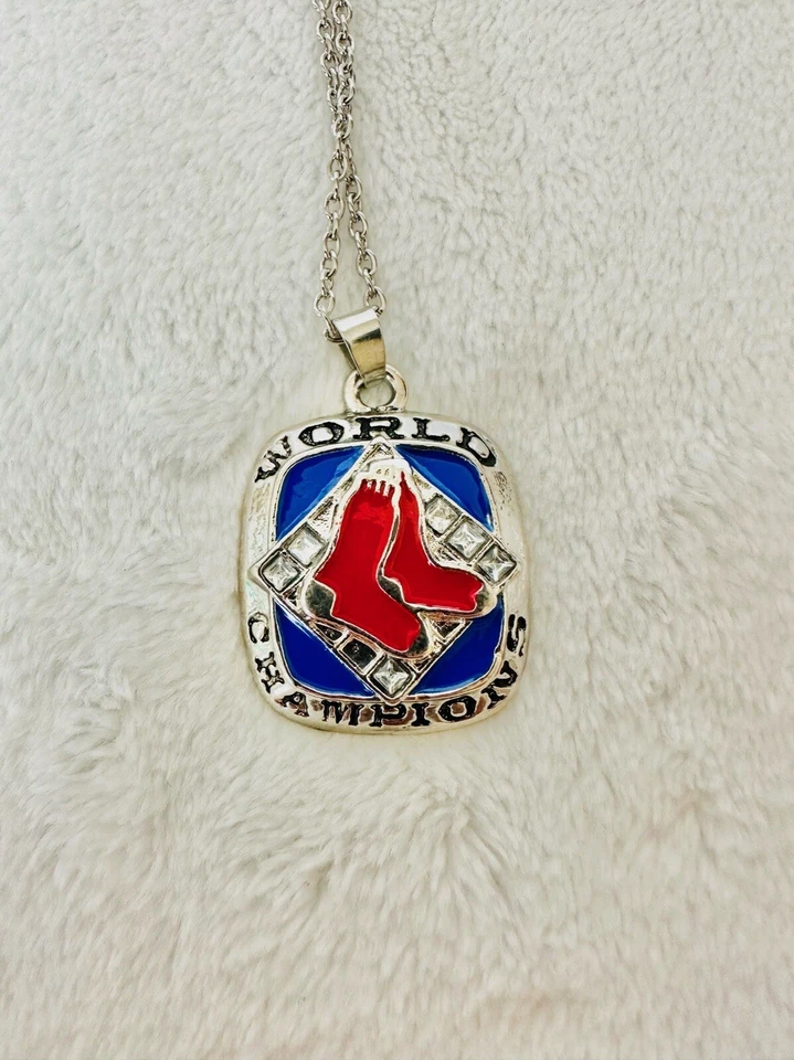 2007 Red Sox World Series Silver Championship Pendant, 🇺🇸 SHIP - Image 3 of 4