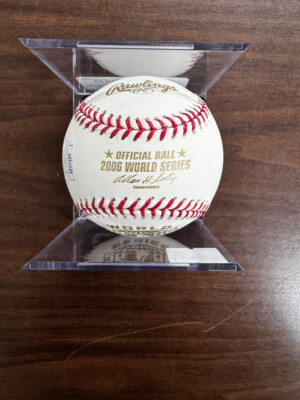 スタイナー&MLB機構W証明 D.オルティーズ 直筆サイン 2007WSジャージ Justin Verlander Signed Autographed Rawlings 2006 World Series