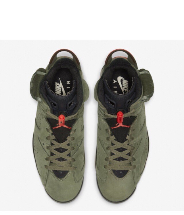 Air Jordan 6 Retro x Travis Scott Medium Olive Sail Cactus Air Jordan 6 Retro x Travis Scott Medium Olive Sail Cactus