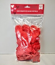 300pc Red Artificial Rose Petals Valentine's Day Party Wedding Anniversary Decor
