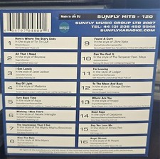 SF120      SUNFLY KARAOKE CDG VERY RARE, NOT SOLD IN THE USA LOT UK