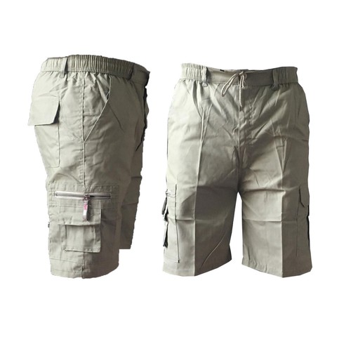 Mens Cargo Shorts Combat Work Casual Summer Multi Pocket Shorts Bottoms S-3XL - Picture 2 of 6