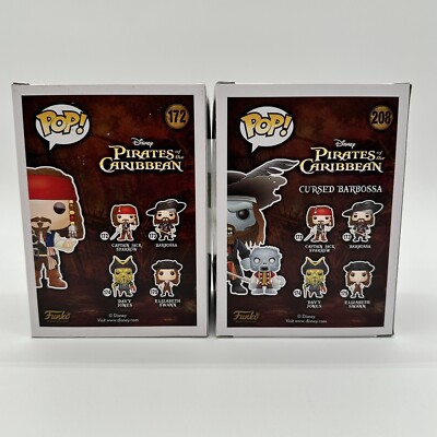 Funko Pop Disney Pirates of The Caribbean Cursed Barbossa 208