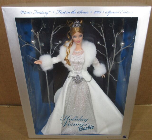 2003 Winter Fantasy Holiday Visions Barbie Doll 1st Series Special 