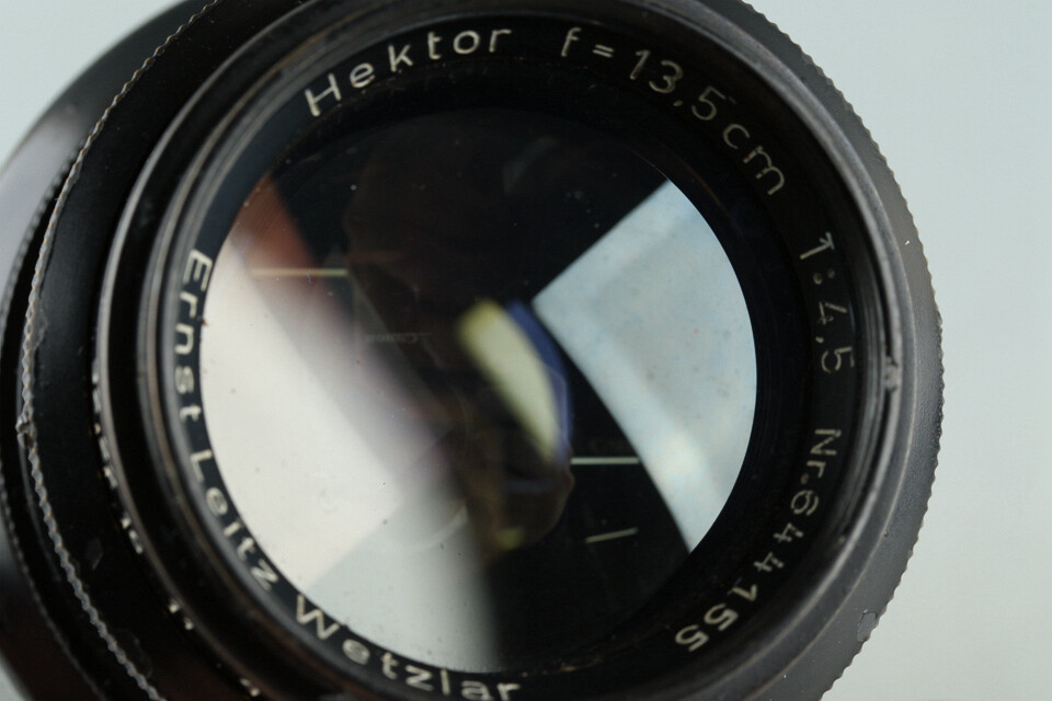 Leica Leitz Hektor 135mm F/4.5 Lens for Leica L39 #33969 E6 Leica Leitz Hektor 135mm F/4.5 Lens for Leica L39 #33969 E6