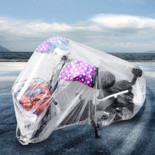 Transparent Electric Bike Cover Easy Fold and Secure Fit with Elastic Band - Bild 1 von 10