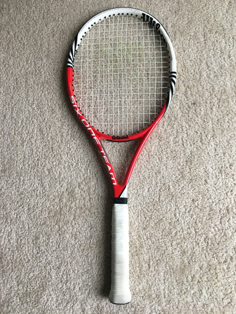 Wilson BLX Six Team 95 16x18 4 1/4 Tennis Racket | eBay