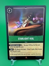 2024 DISNEY LORCANA INTO THE INKLANDS STARLIGHT VIAL 99/204 RARE NON-FOIL 