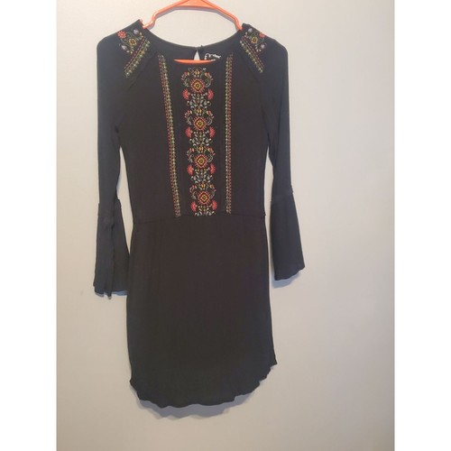Art Class Girls Dress Size Large 10/12 Knee Length Embroidered Floral