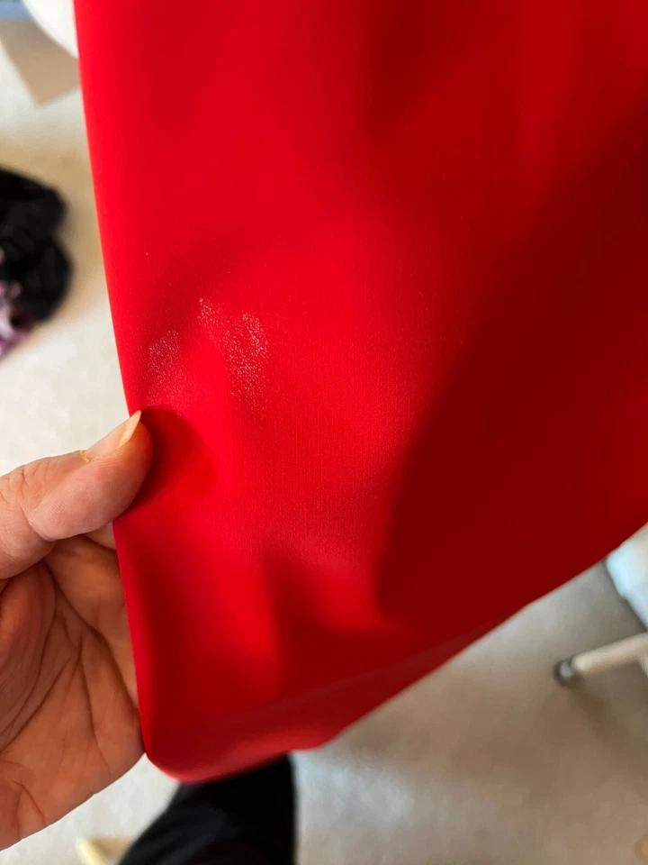 Vestido Rojo Chiara Boni - Talla 16 - ¡¡HERMOSO Y ROBAR PRECIO!! Bata La Petit Foto 4 de 4