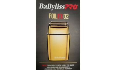 Babyliss PRO FOIL FX2 Doppelfolienrasierer Trimmer FX02 | Gold | UK VERKÄUFER | FXFS2G