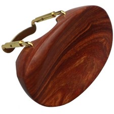 1pc Mahogany Violin Chin Rest/Bracket Clip, Medium Chin Rest/Metal Clip Screw