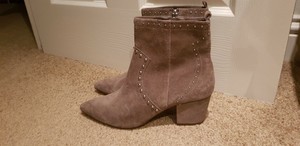 light beige ankle boots