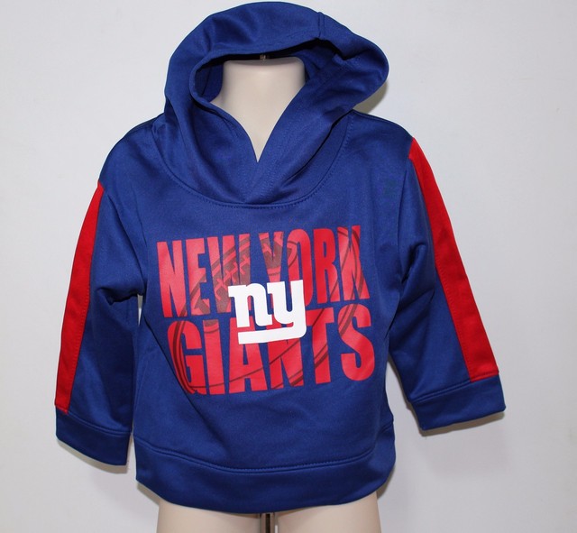 New York Giants NFL Team Apparel Kids 3T Blue Hoodie eBay