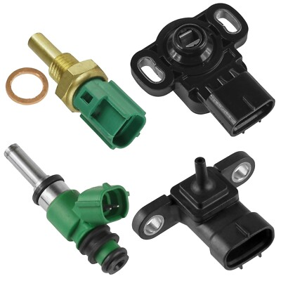 #ad Fuel Injector with Throttle Thermo Pressure Sensors for Yamaha Grizzly 700 08 13 $40.00