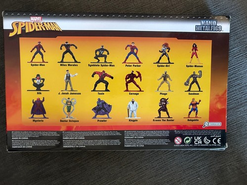 New In Package Spiderman Nano Metalfigs Series 8 Diecast 18 Pack - Picture 2 of 2