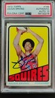 1972 Topps Julius Erving Dr. J. #195 RC PSA DNA Auto 10