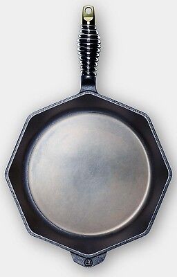 Finex Cast Iron 12" Eight Side Skillet Cooking Pan NEW