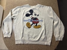 Disney World Sweatshirt Size Large Mickey Mouse Walt Disney World Pullover