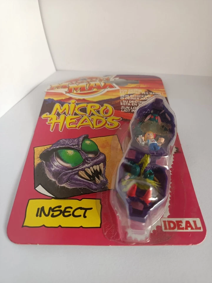 Mighty Max Micro Heads INSECT 1993 OVP Bluebird Toys Retro Rarität MOC - Bild 2 von 4