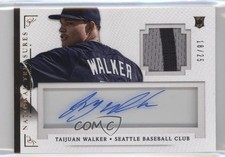 2014 Panini National Treasures Prime 18/25 Taijuan Walker #92 Auto 0af