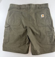 Carhartt Carpenter Brown Canvas Work Shorts Men  s Size 38 100245-909