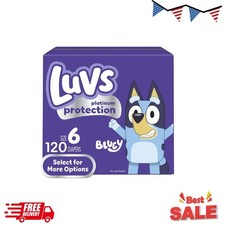 Luvs Platinum Protection Baby Diapers, Size 6, 120 Count