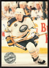 Randy Wood, 1991-92 Pro Set Platinum, #160, Buffalo Sabres,