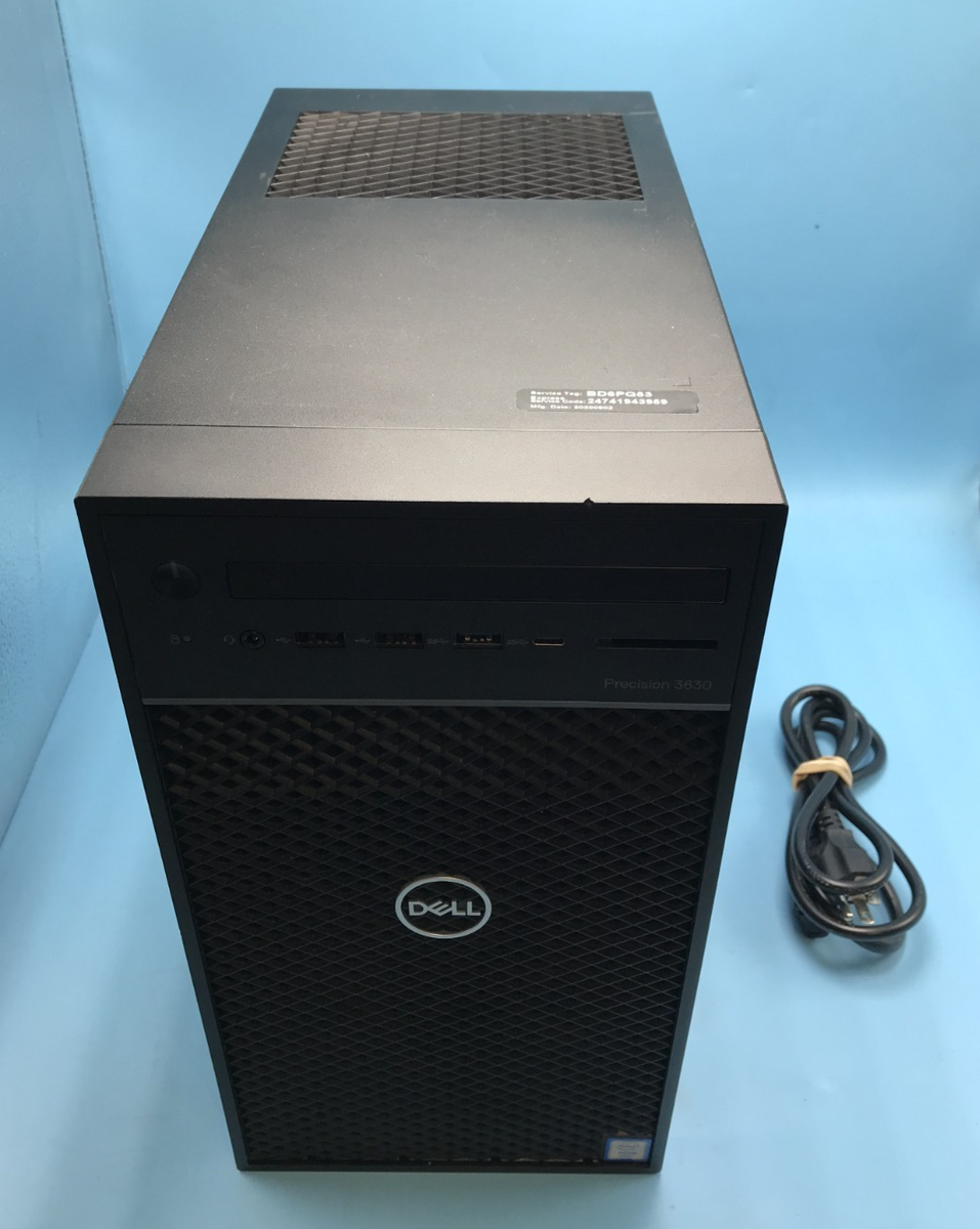 Dell Precision 3630 Tower Xeon E-2224 3.40GHz 16GB RAM 256GB SSD