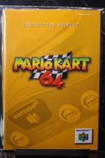 NO GAME- Mario Kart 64 Nintendo 64 N64 Instruction Manual Booklet Only