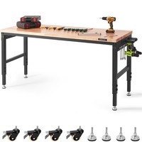 Vevor Werkbank Werktisch Arbeitstisch Werkstatttisch Mit Steckdose 1361Kg