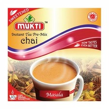 Mukti Masala Chai Premix | 10 Sachets | Spiced & Sweet | Just Add Hot Water 