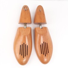 Vintage Earl Natural Wooden Shoe Saver Stretcher Shoe Trees Inserts Size 10