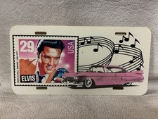 Vintage Elvis Presley Booster License Plate