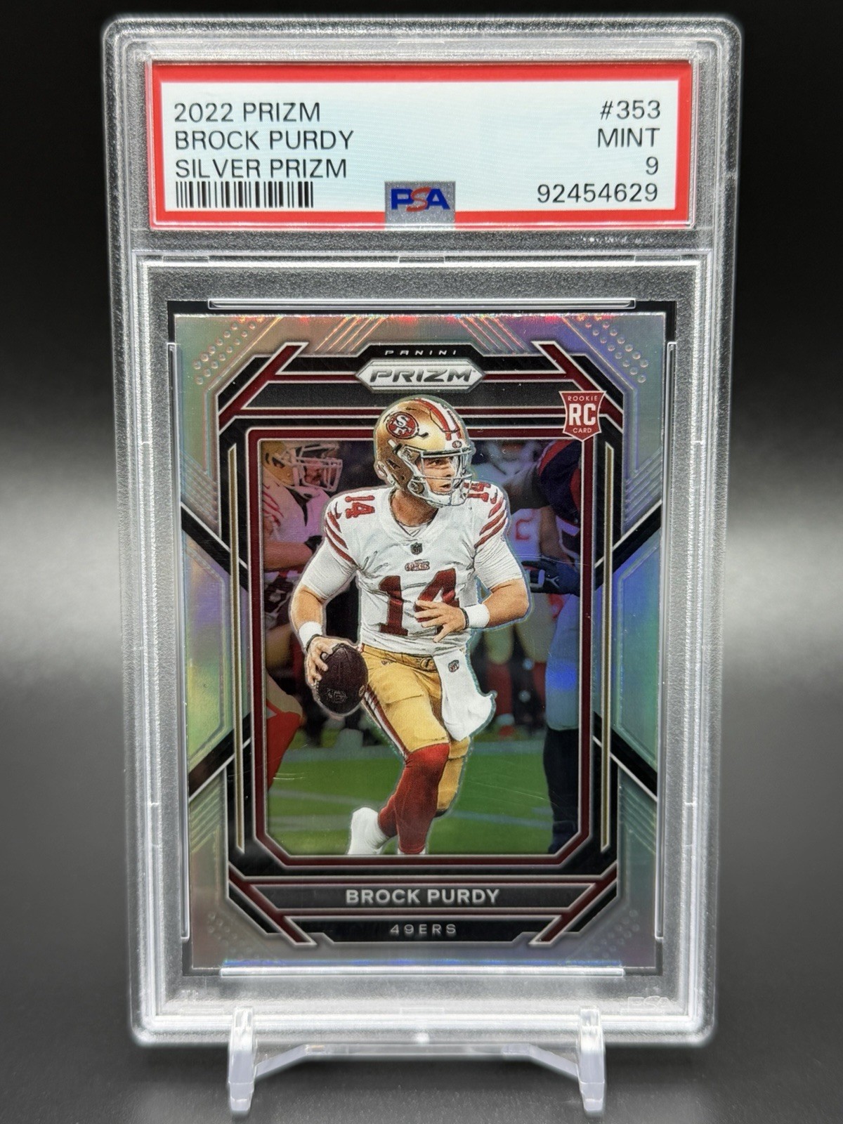 2022 Panini Prizm - Rookies Brock Purdy #353 Silver Prizm (RC)