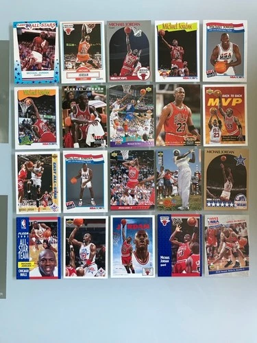 Michael Jordan Lot of 20 Cards – 80s-90s Fleer Upper Deck Skybox Hoops - inserts