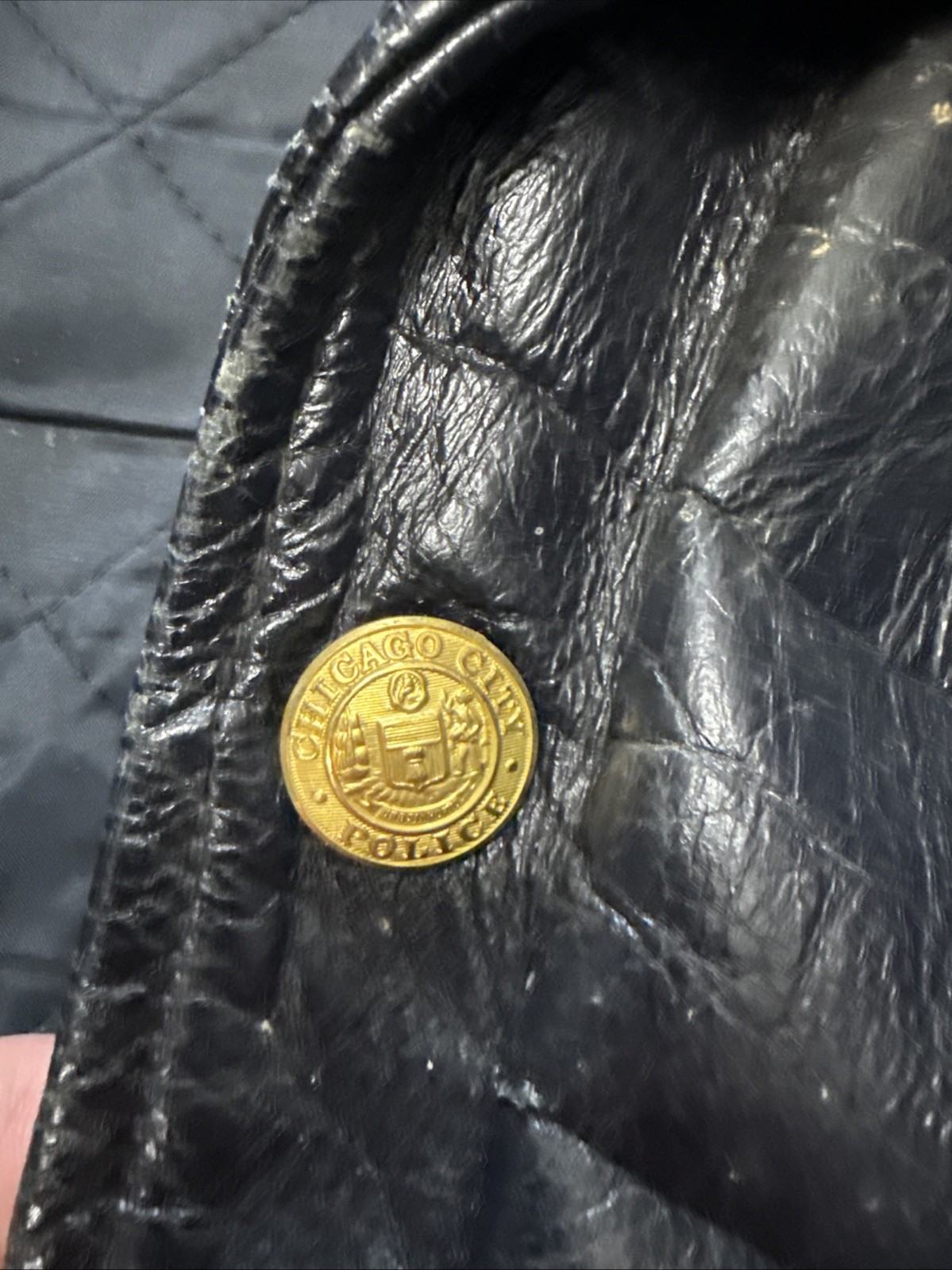 Chicago Police Vintage Leather Jacket By U.S Male By empire Of Chicago image 4