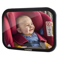 Baby Car Mirror Shatterproof, No Assembly Required, Adjustable Rear