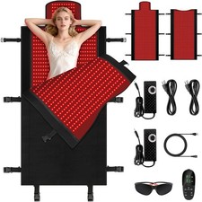 2570 LEDs Dual Full Body Red Light Therapy Mat, Eligible Red Light Therapy Bl...