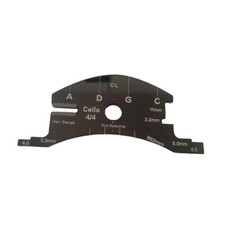 4/4 Cello Bridge Template Tool Fingerboard Compact Replacement Reference Tool