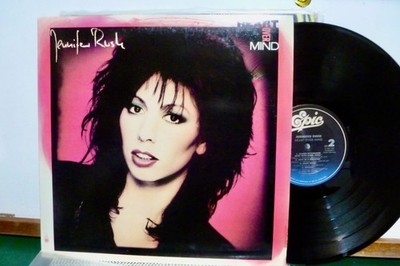 JENNIFER RUSH HEART AND MIND NEAR  MINT.    LP