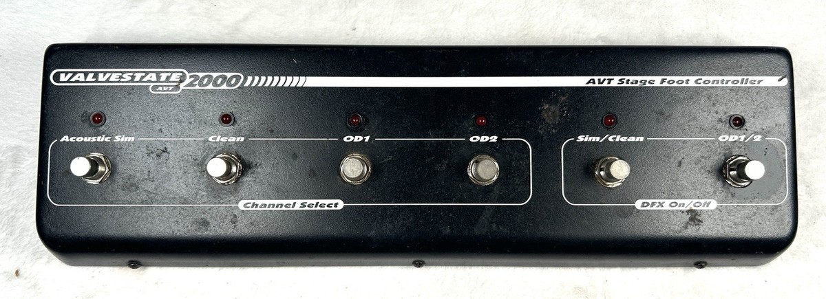 ギター MARSHALL Foot Controller Valvestate 2000 Marshall Valvestate 2000 6-Way AVT Stage Foot Controller (NO CABLE