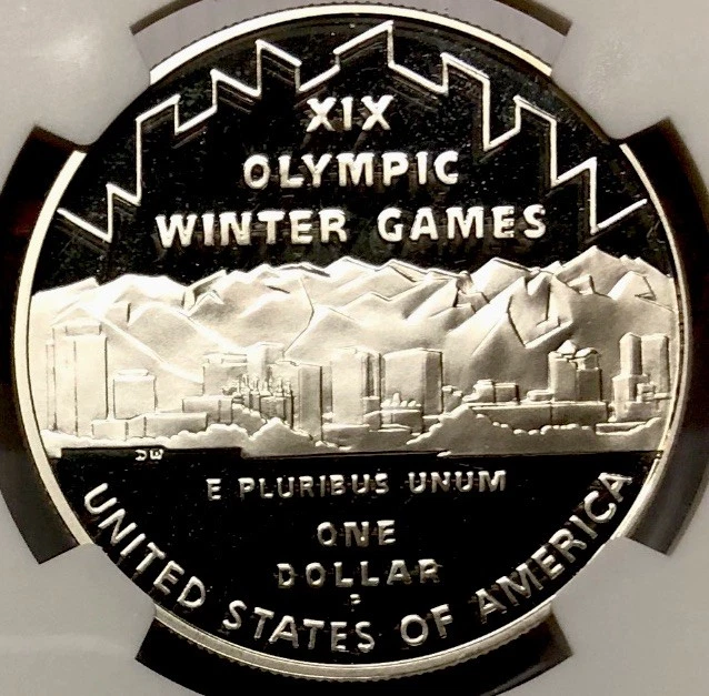 2002 SALT LAKE CITY OLYMPICS Silver Dollar NGC PF70💥FLAWLESS QUALITY💥JMERCANTI - Image 4 of 4
