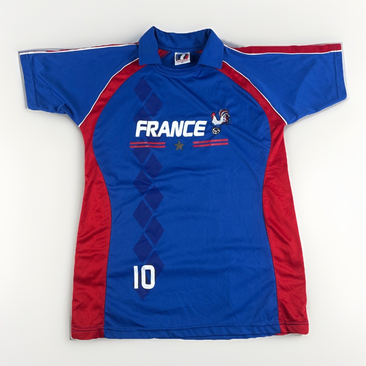 Vintage France International Soccer Jersey Size Large