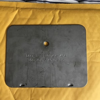 OTIS ELEVATOR -- Genuine Vintage Original DOOR INTERLOCK COVER -- 694OA Steel