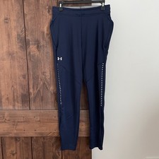 NEW Under Armour ColdGear Jogger Womens Small Track Pants Blue Athletic Loose