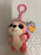 Ty Beanie Boos💜Bubblegum The Lemur 4" Clip New MWMT's