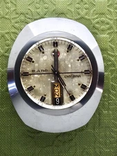 VINTAGE RADO DIASTAR 8/1 DAY-DATE AUTOMATIC WATCH FOR REPAIR - GOOD BALANCE