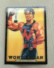 2024 SkyBox Marvel Masterpieces ‘92 Platinum Wonder Man #93 Lenticular