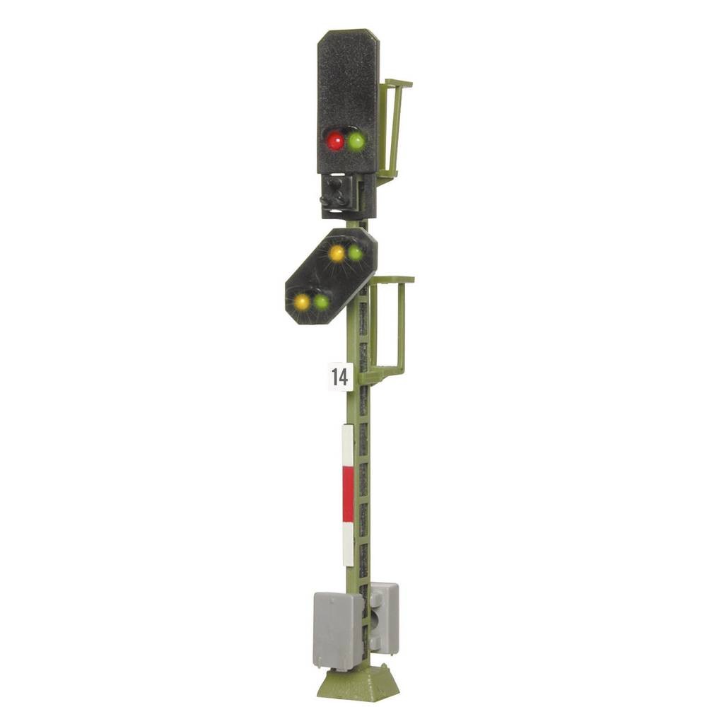 Signal lumineux principal de la DB haut de gamme a 6 LED en metal pour reseau HO